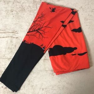 NWOT LulaRoe Halloween Leggings